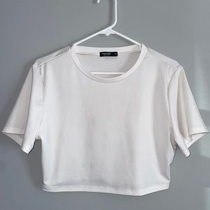White Crop Top